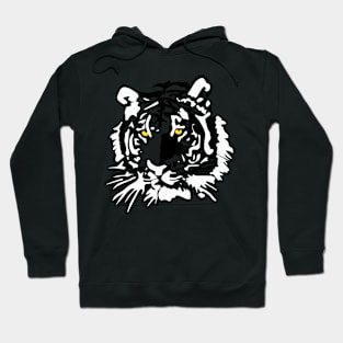 Tiger Face Outline Hoodie